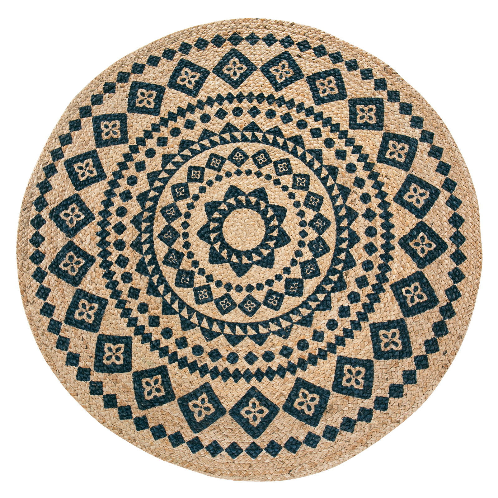 Teppich - natur - rund - Ø 120 cm