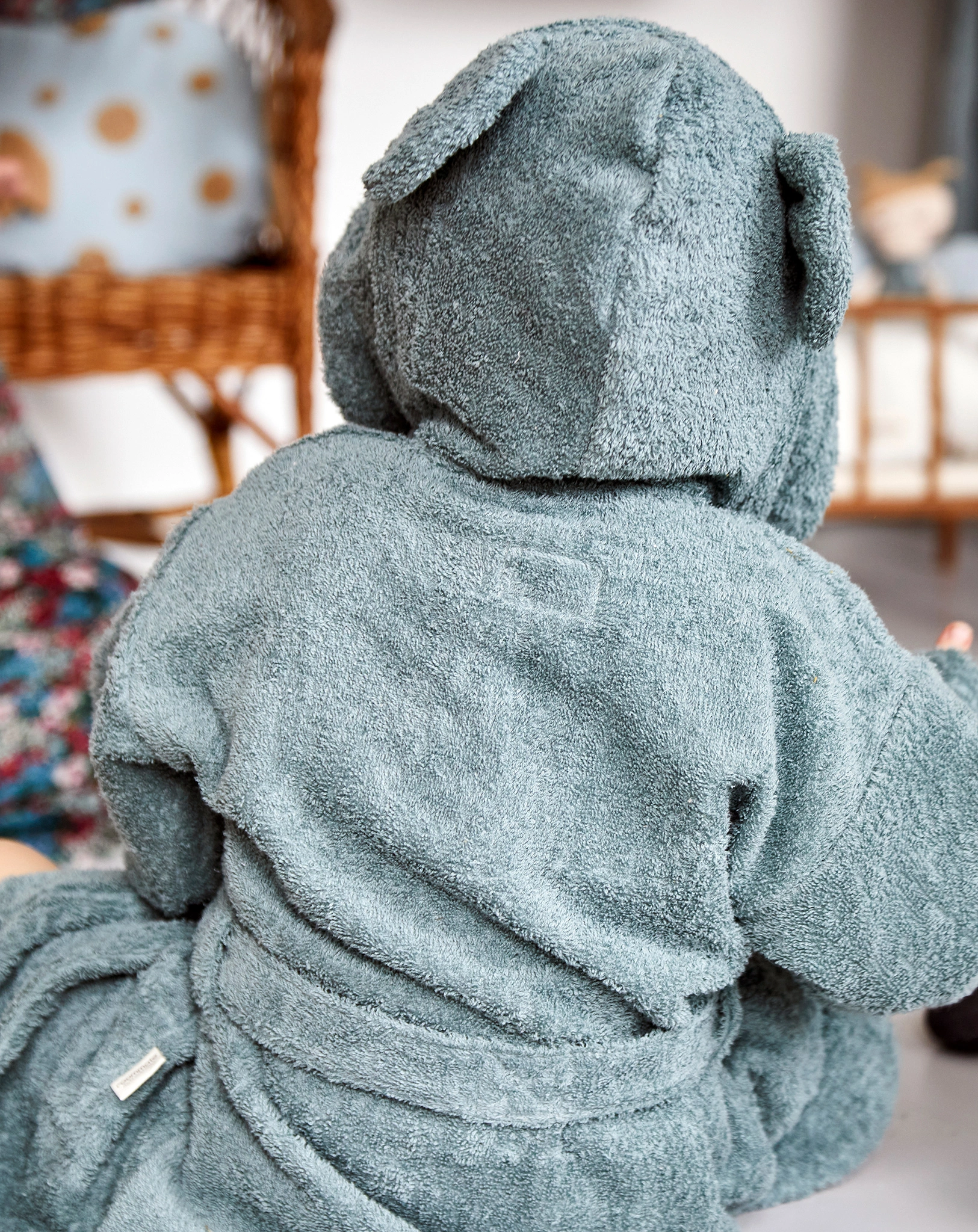 Bademantel KOALA in sea grey
