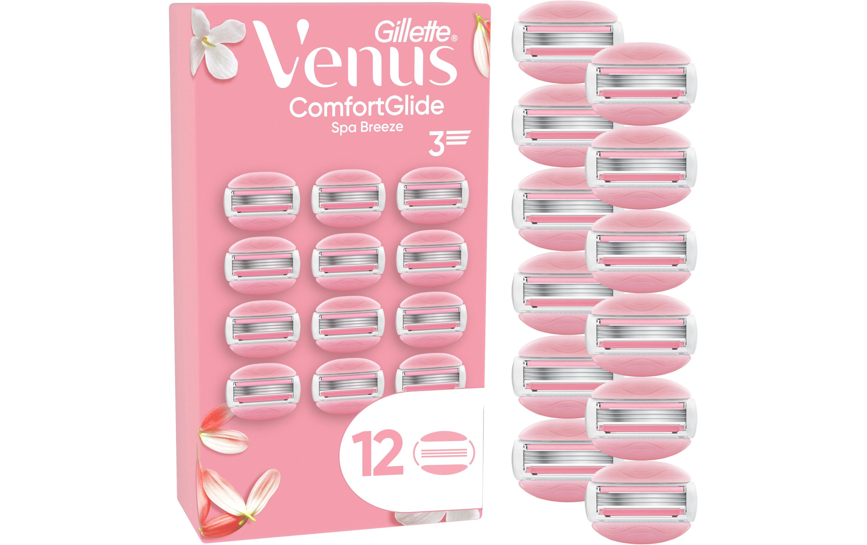 Rasierklingen CG Spa Breeze 12 StückErsatzklingen für Damen mit erfrischendem Duft von weissem Tee