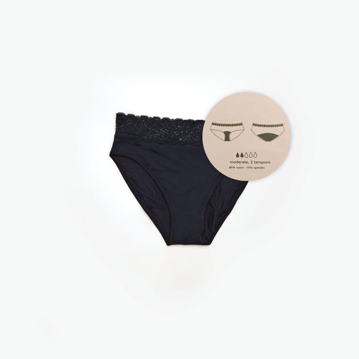 Moodies-Menstruatieslip lace moderate - Moodies
