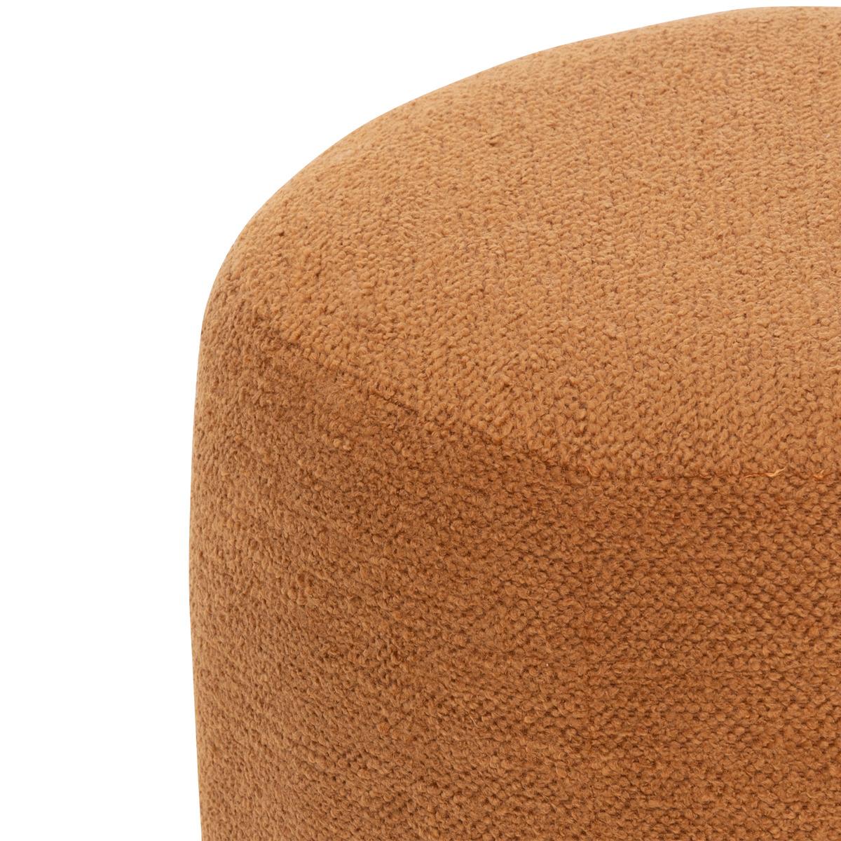POUF BOUCLETTE AMEA RUSTY D.39CM