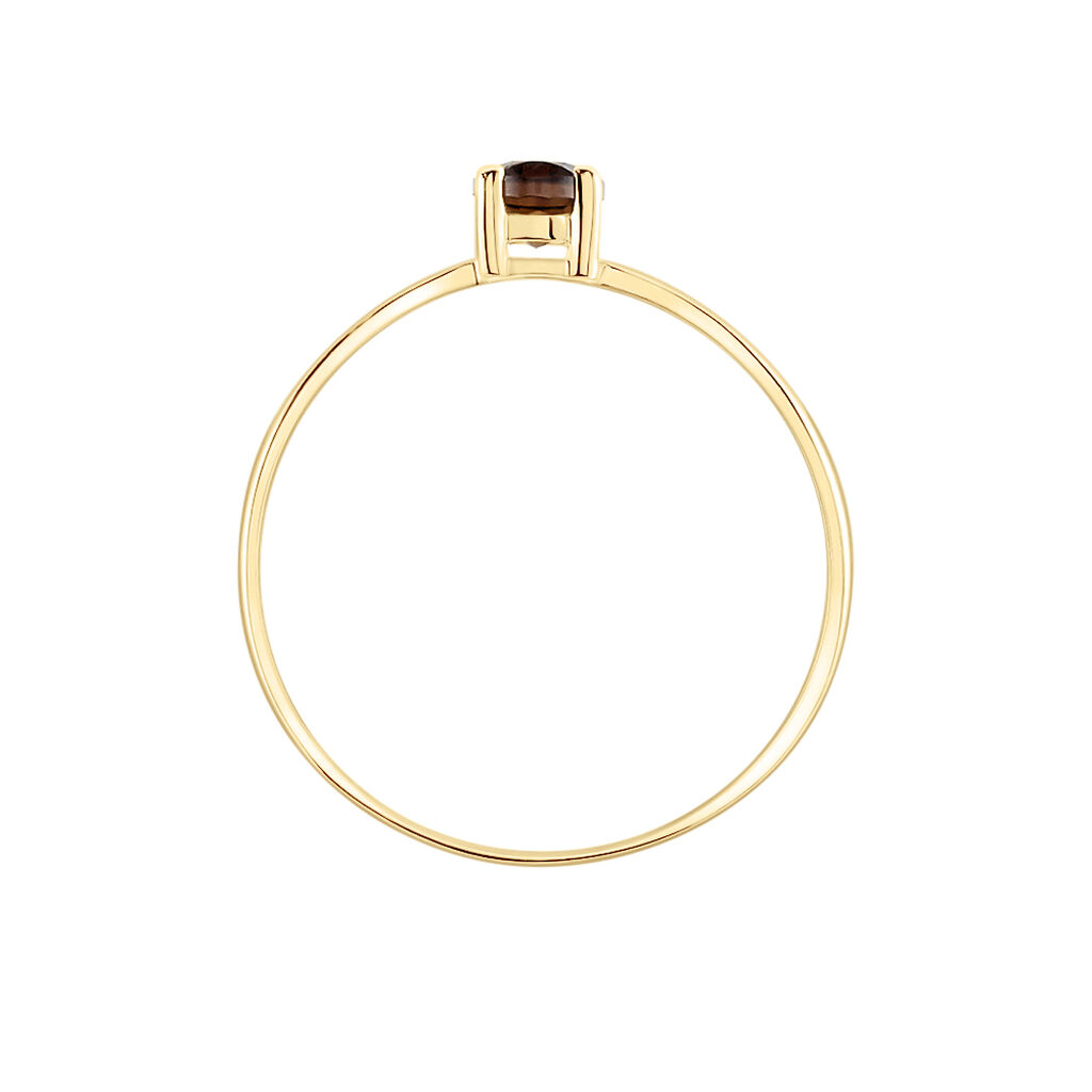 Bague Lily Or Jaune Quartz