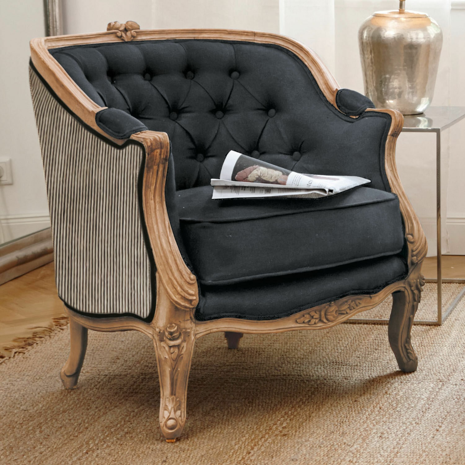 Sessel Annezay schwarz