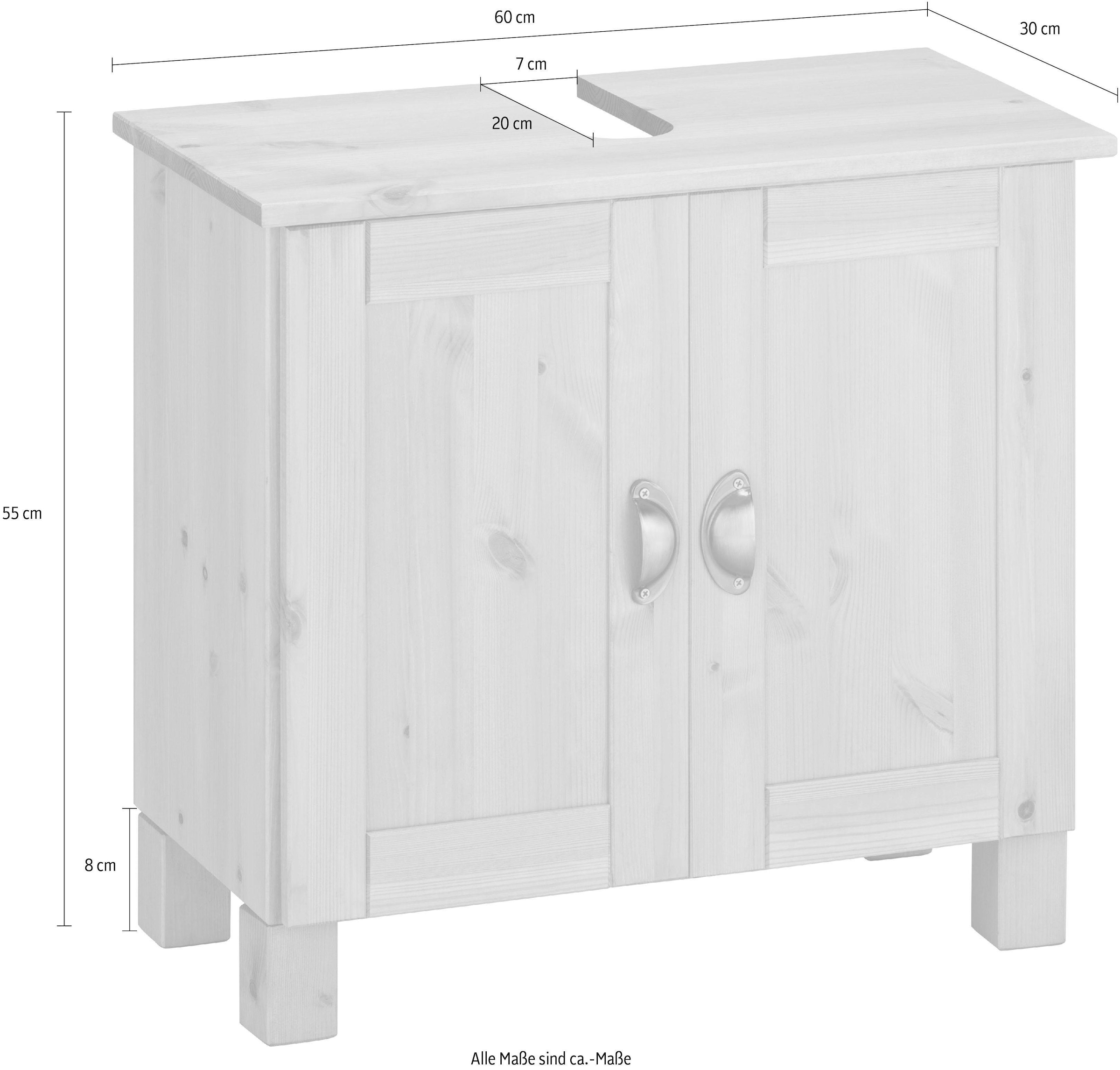 Home affaire Waschbeckenunterschrank »Oslo« Breite 60 cm