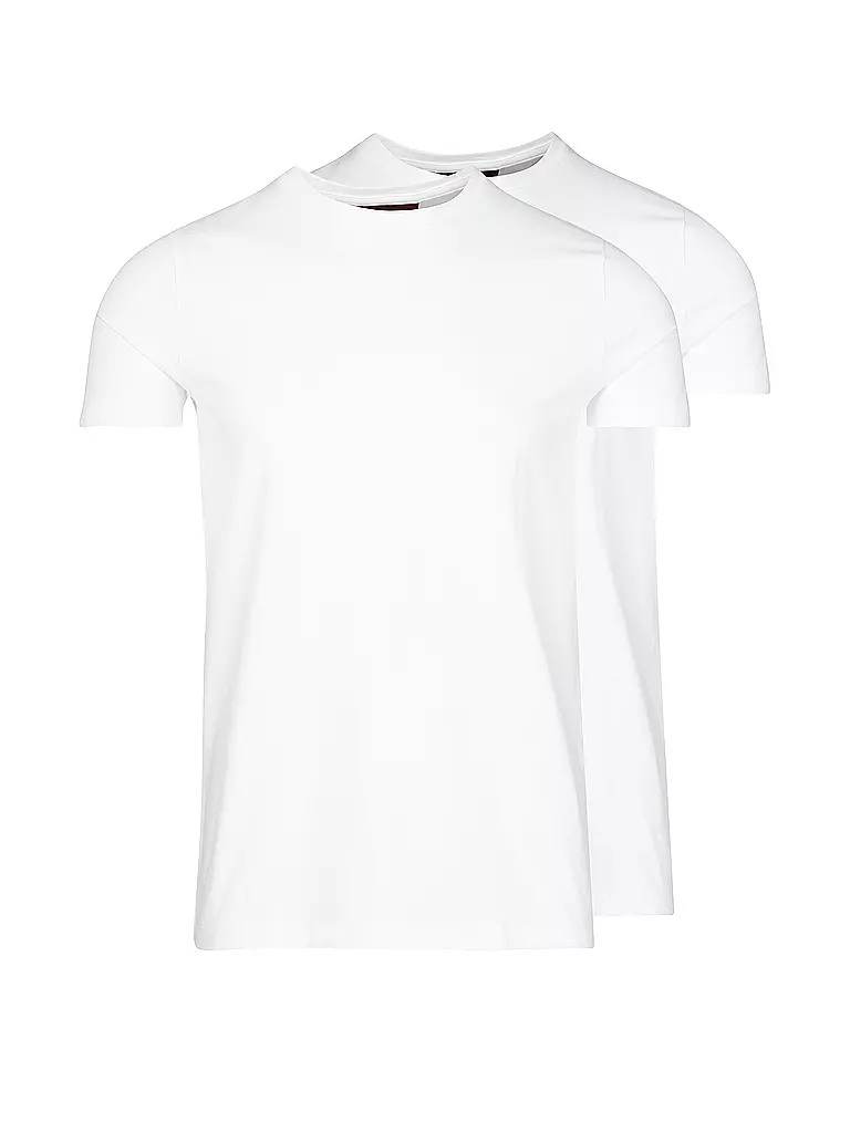 HUGO T-Shirt  2-er Pkg. weiss