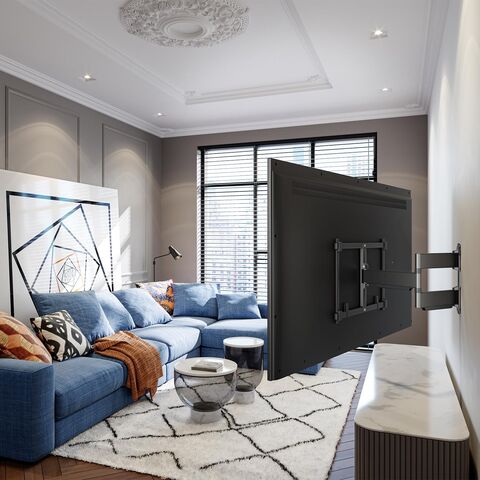 Vogel’s TVM 5645 Elite Full Motion  Large 77” 45kg Zwart