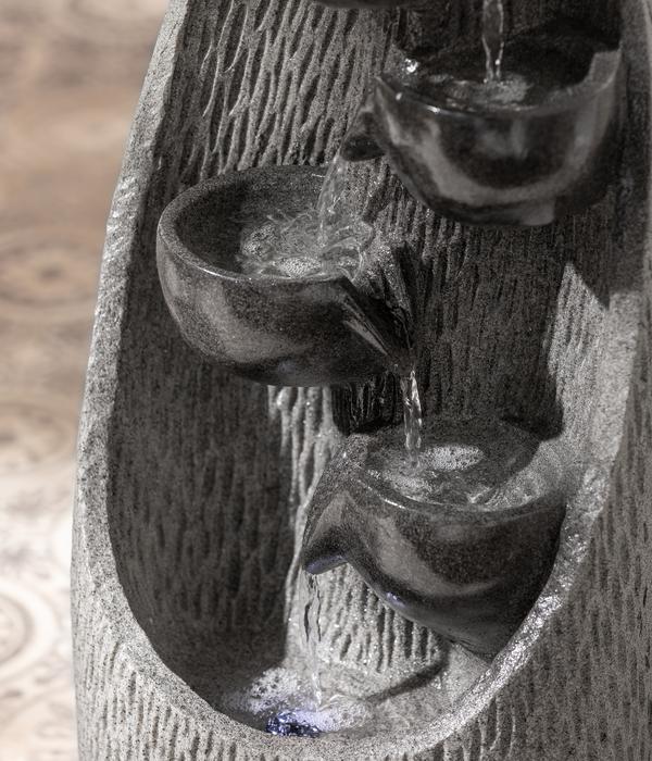 Dehner Polyresin-Gartenbrunnen Scale, ca. H91