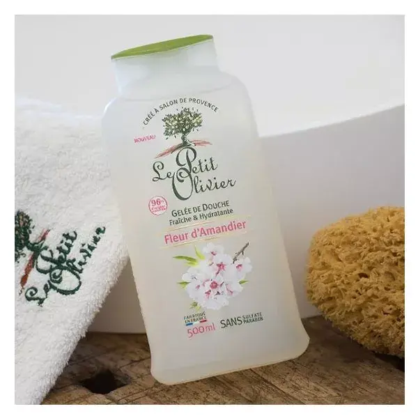 Le Petit Olivier - Gel de Banho - Flor de Amêndoa - Sem Sabão 500ml