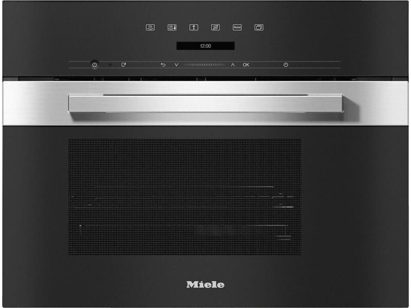Miele Dampfgarer DG 7240 Edelstahl/Schwarz Einbau-Dampfgarer