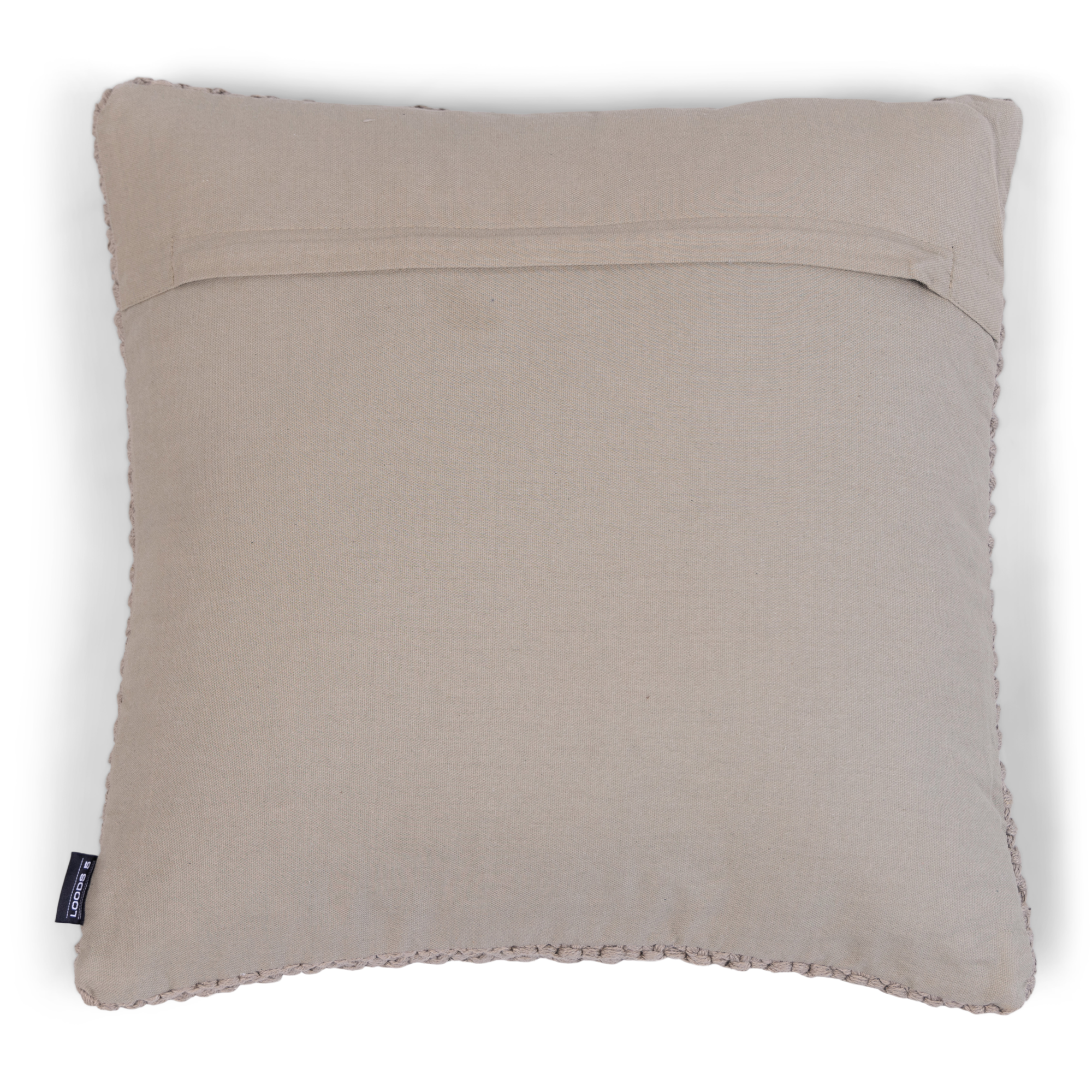 Sierkussen Kay taupe 45x45 cm