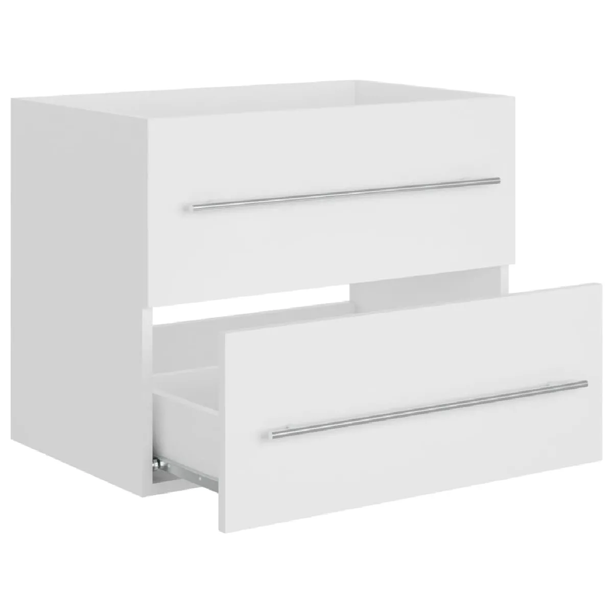 VIDAXL Armoire d'évier - Blanc
