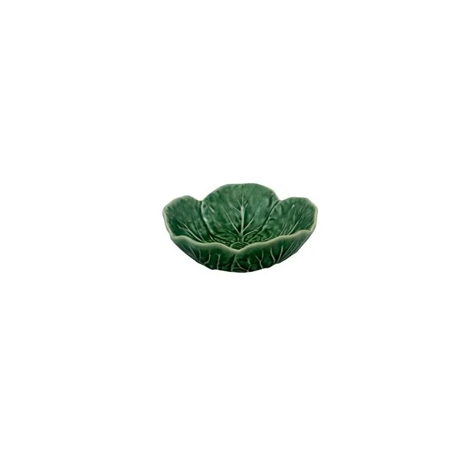Bordallo Pinheiro  Cabbage skål, grøn - Ø12 cm.