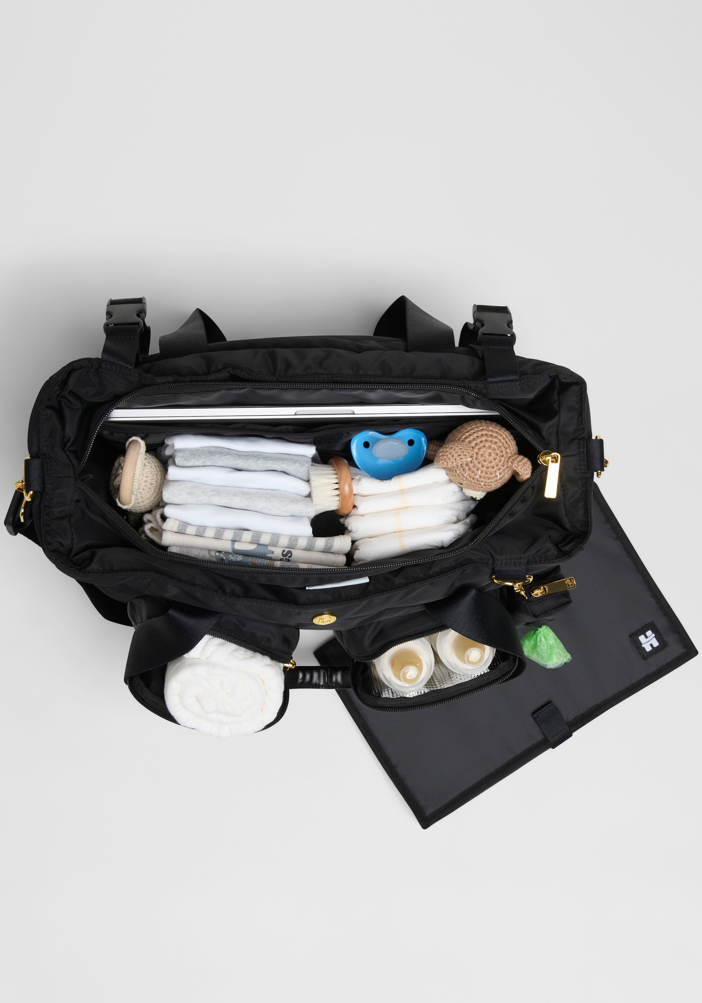 HUGGIES babywear Wickeltasche inklusive Wickelunterlage, ohne abgebildete Accessories