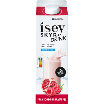 Ísey Skyr Drink Framboos-Granaatappel 1 L