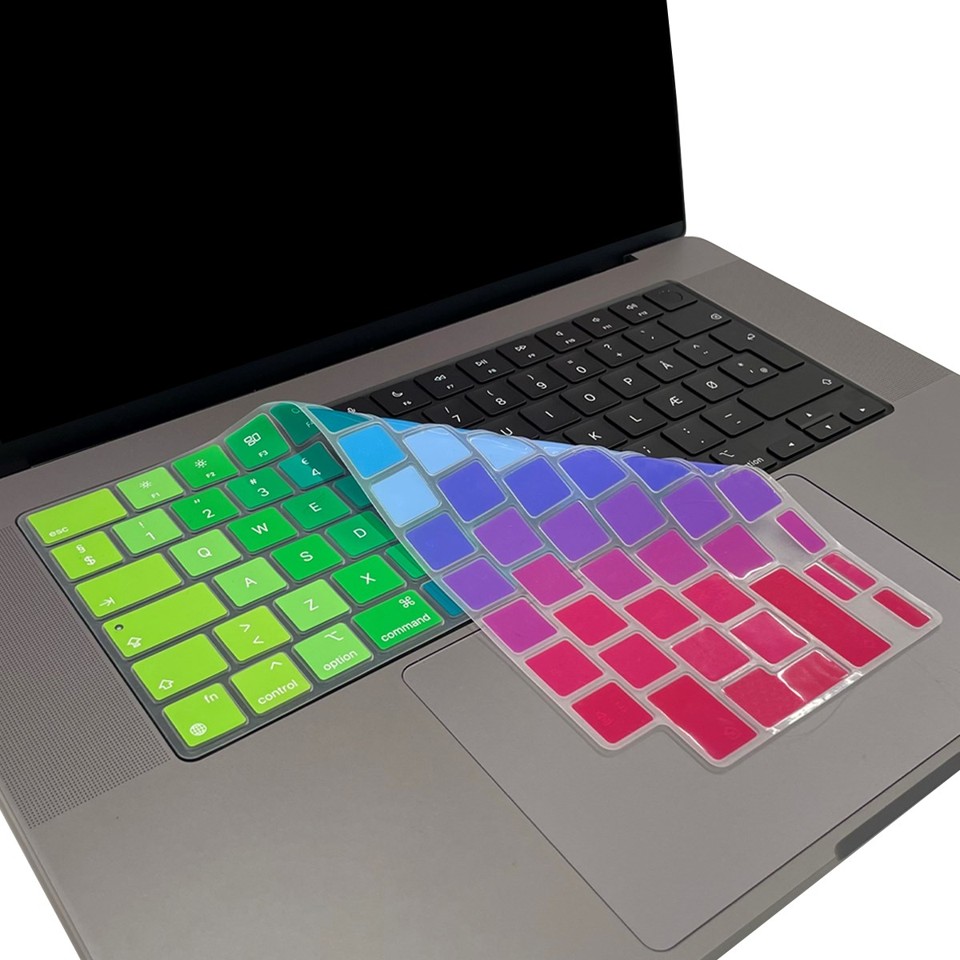 Philbert - Keyboard Cover - Scandinavian letters - MacBook Pro 14”/16” M1-M2 2022-2023 and MacBook Air 13,6..