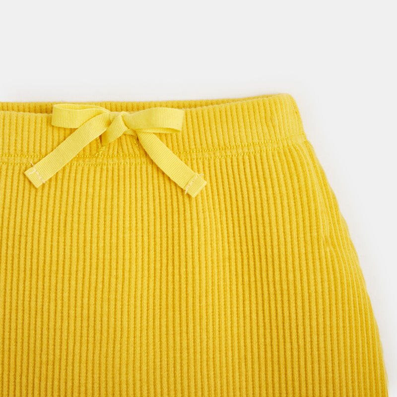 Ensemble t-shirt et pantalon bébé garçon en coton bio jaune Absorba Jaune