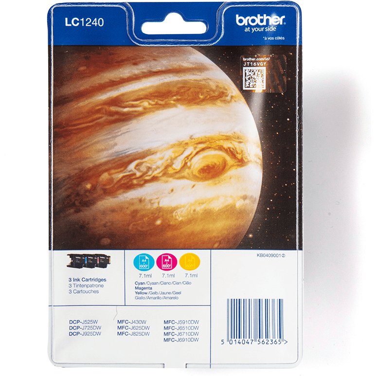 Brother Pack de cartouches d’encre : Cyan / Magenta / Jaune