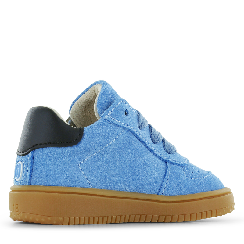 Shoesme blauw sneakertje Microfiber leer, Suède | Jongens schoenen