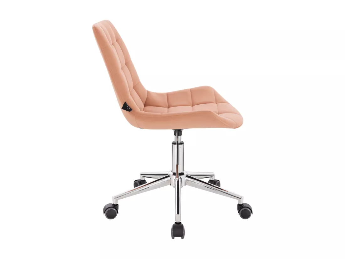 Chaise de bureau MICKY pour enfants réglable en hauteur Orange pastel
