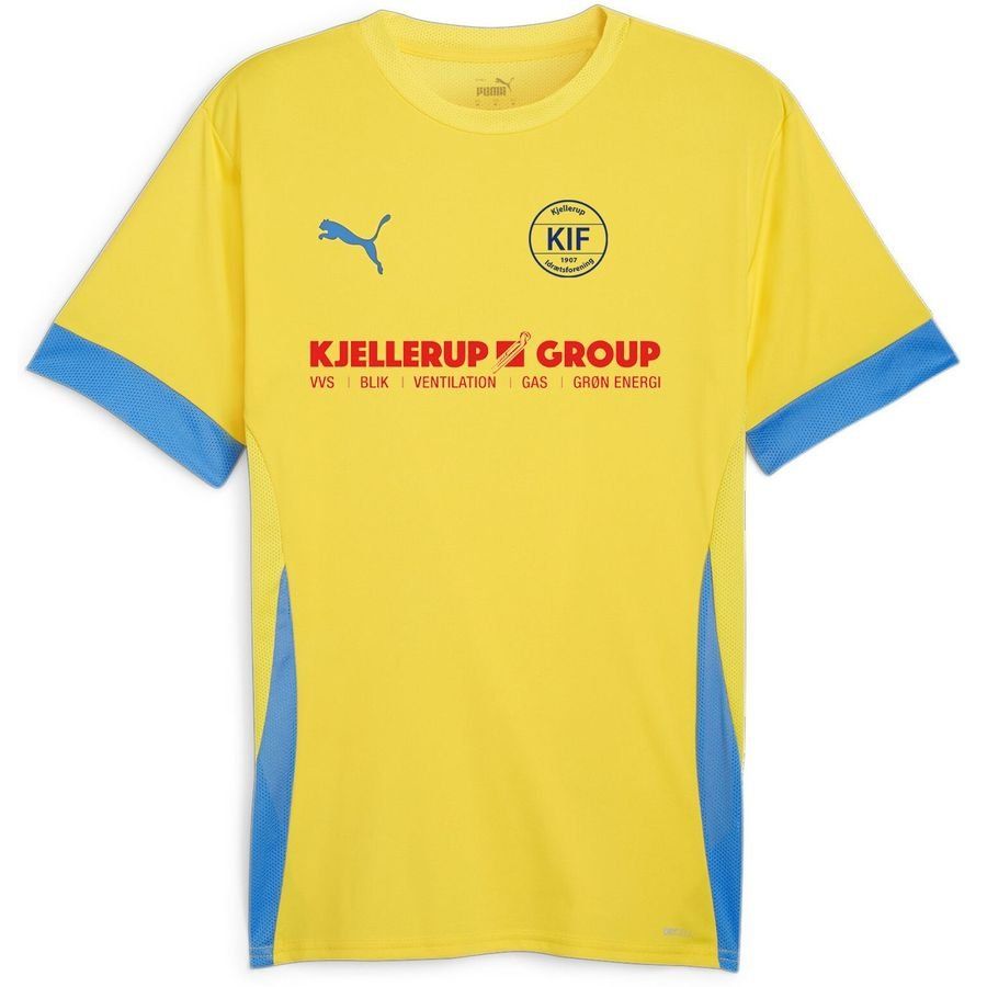 Kjellerup IF Maillot Domicile - Jaune/Bleu