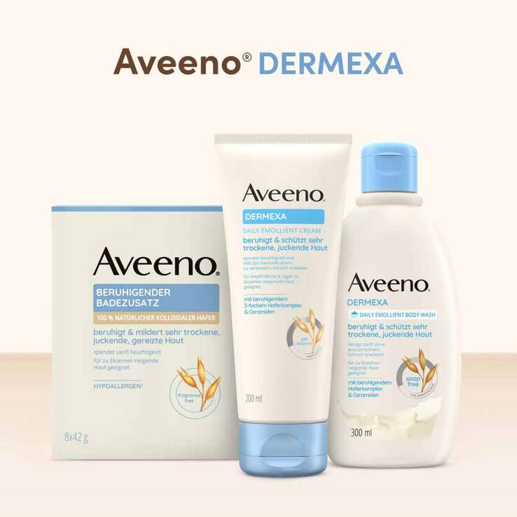 Aveeno Dermexa Emollientien Duschcreme, 300 ml