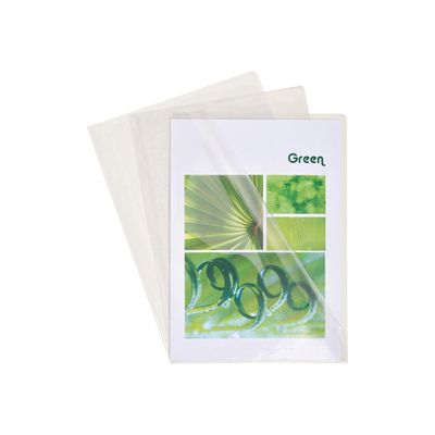 Exacompta - 100 Pochettes coin - A4 - 13/100 - cristal transparent