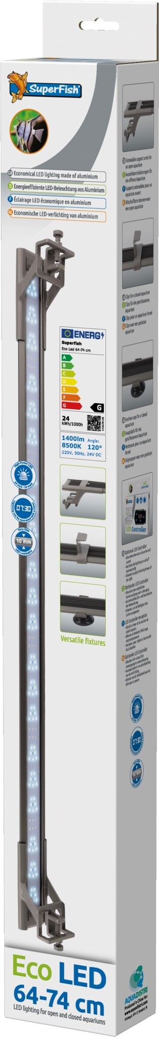 Eco LED aquariumverlichting 24W