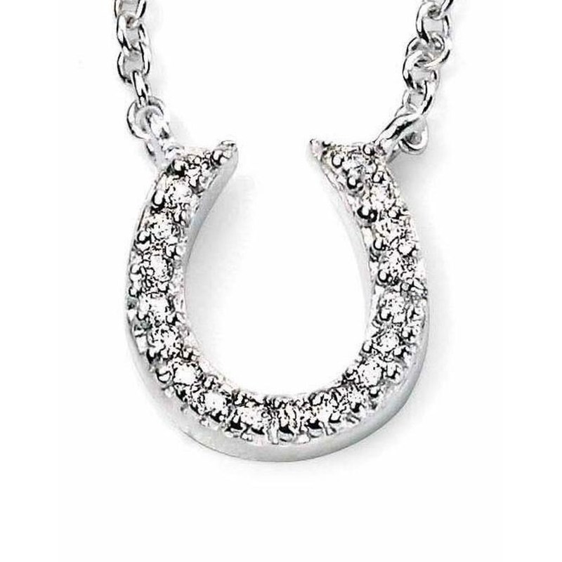 Collier fer à  cheval et sa Chaine de 51 cm en argent 925/1000