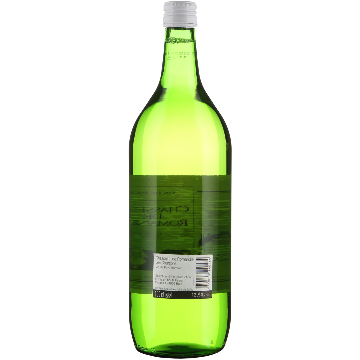 Vin de Pays Romand Chasselas de Romandie Les Coursons -100cl