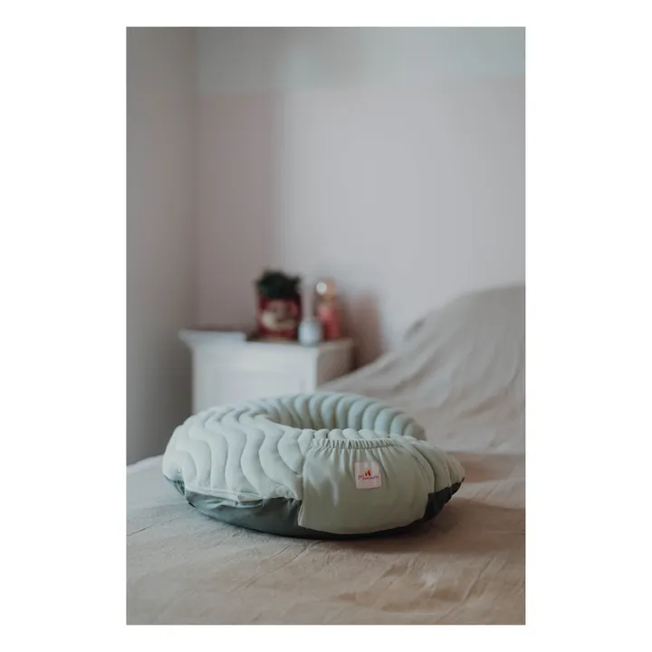 Mumade Coussin d'allaitement gonflable | Bleu céladon