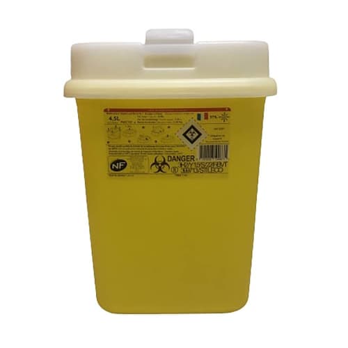 Collecteur boîte à aiguilles DASRI 4,5L Pacto+ NF X Stil Eco