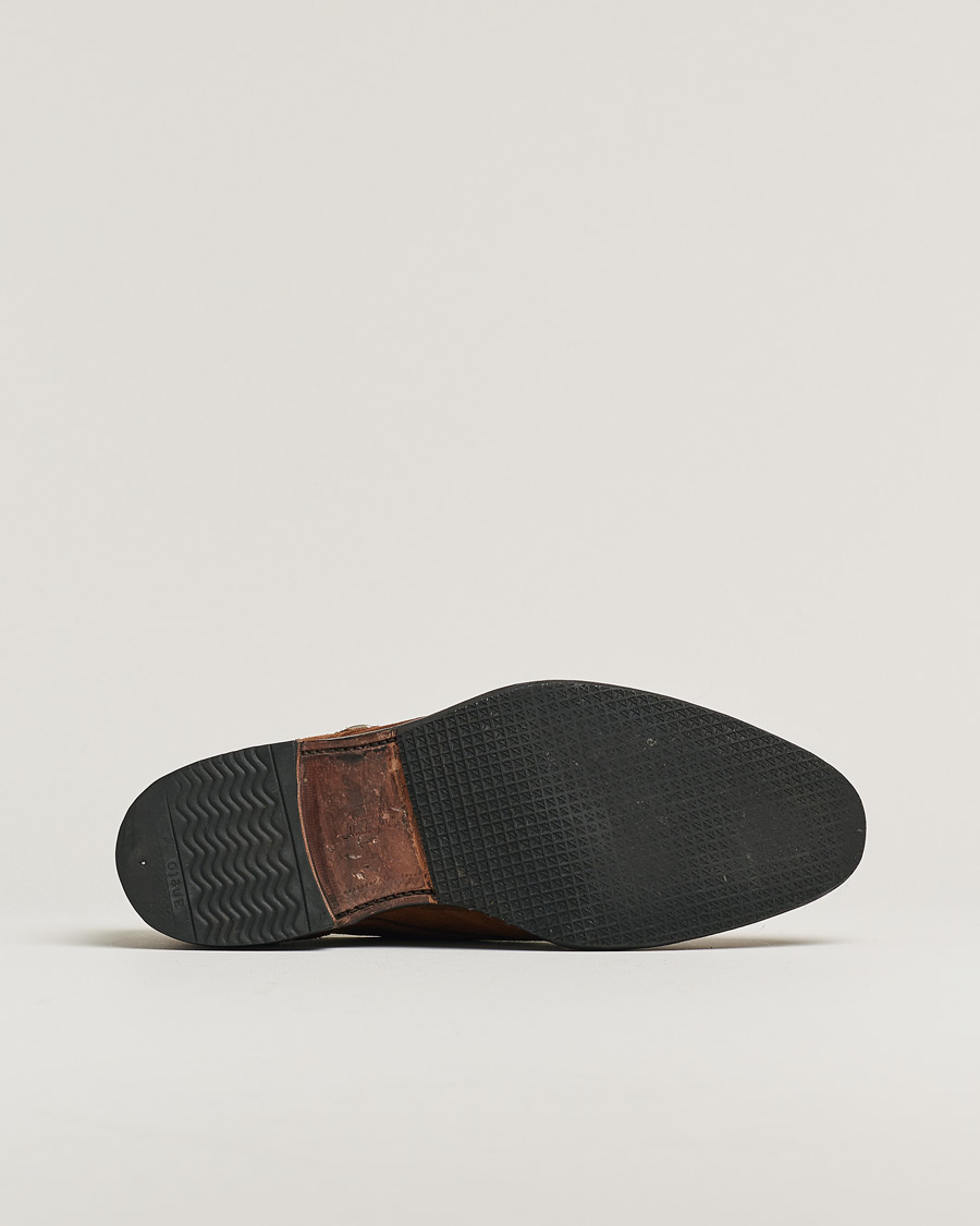 Loake 1880 Cannon Monkstrap Cognac Suede UK11 - EU45