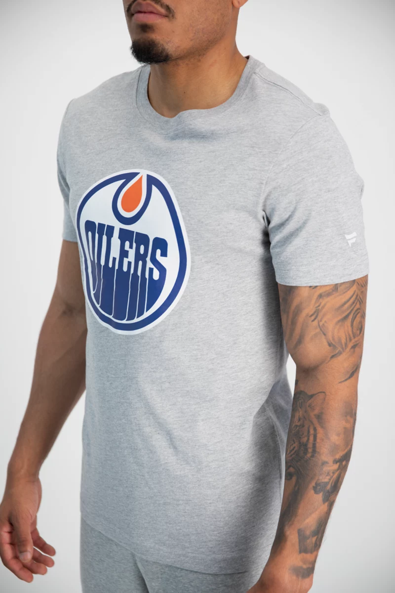 Fanatics Edmonton Oilers Primary Logo Graphic Herren T-Shirt