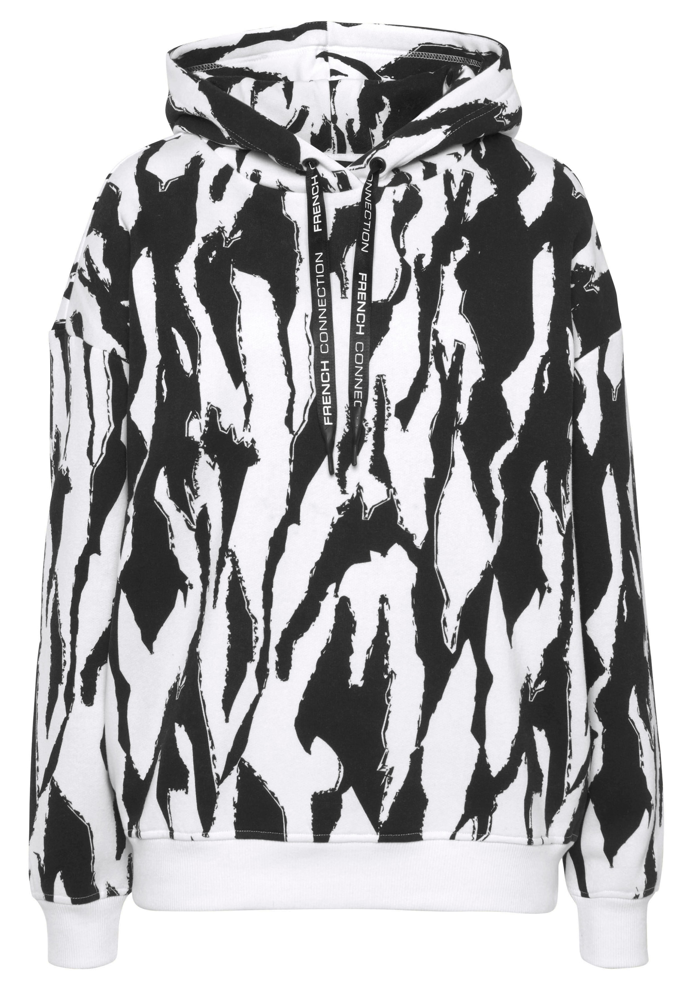 French Connection Hoodie , im Allover Print, Loungewear