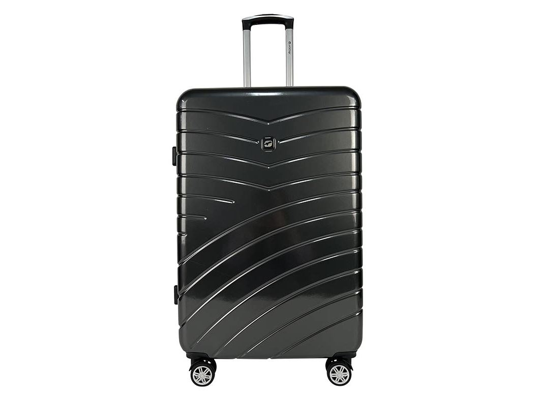 MALA DE VIAGEM MÉDIA RIGIDA AIRPORT CINZENTO ESCURO 8 RODAS 65CM