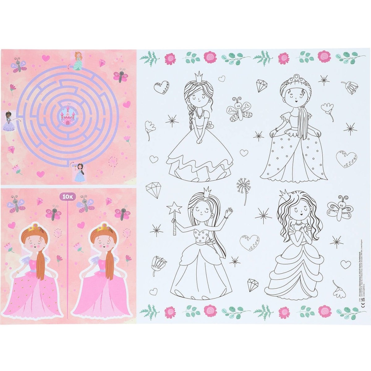 Prinsessen Placemats 40cm 6st