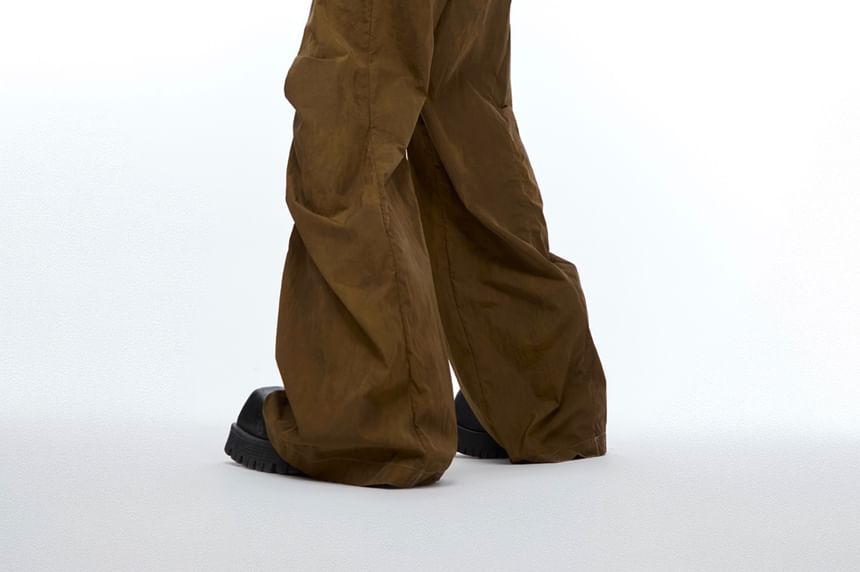 Kooklay - Vest met capuchon en rits / Broek met hoge taille en wijde pijpen