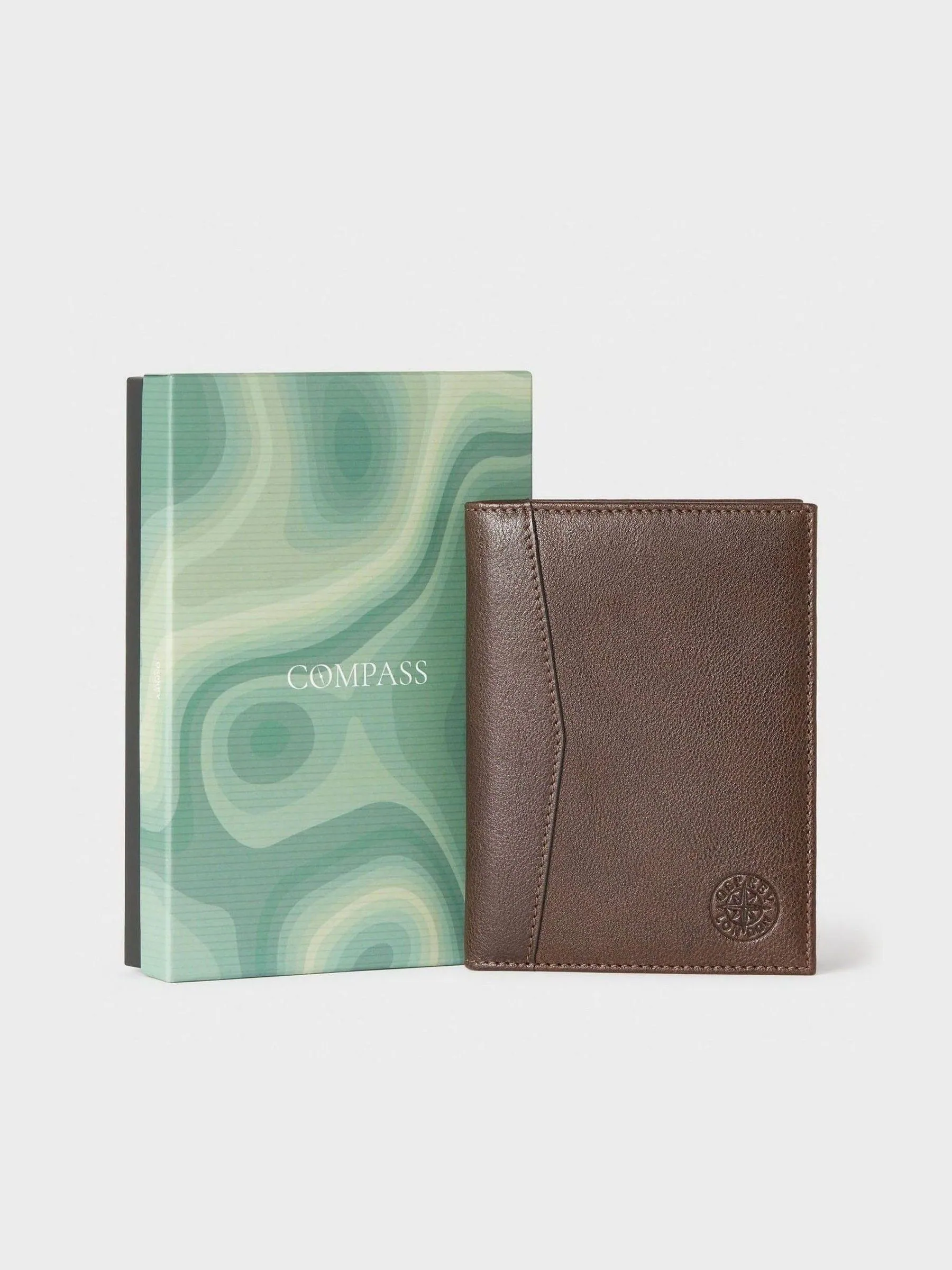 Osprey London The Compass Leather Passport Holder