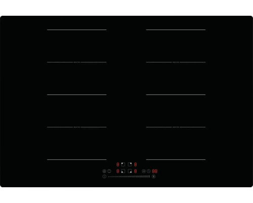 Frameloze inductiekookplaat PKM 77 x 52 cm 2 inductiekookzones IN77-2FZS
