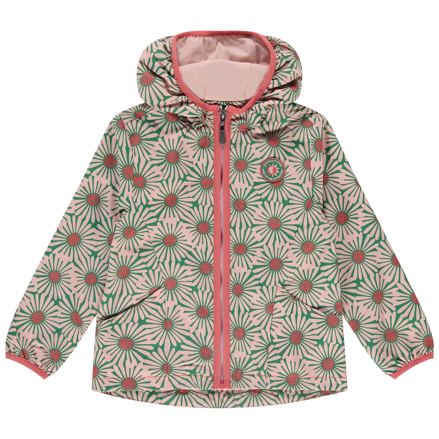 stains and stories peuter jas lange mouwen bloemen multi