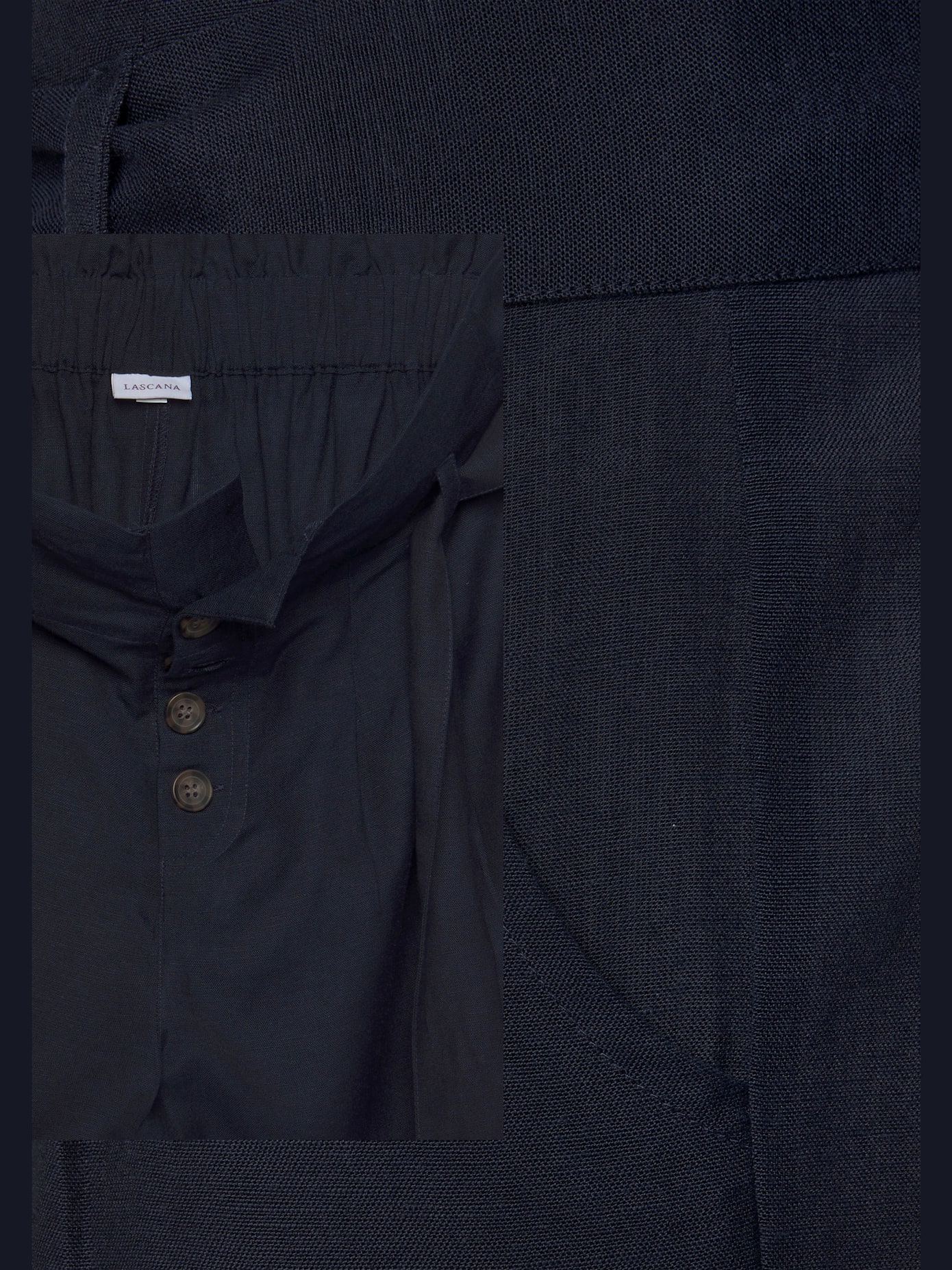 Shorts ceinture haute avec élastique au dos
