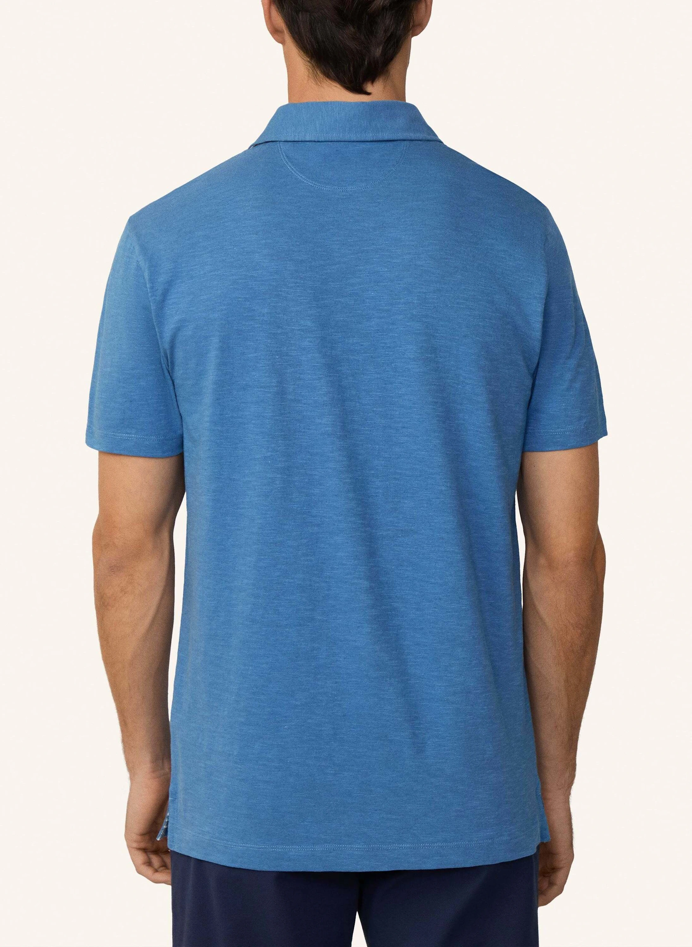 HACKETT LONDON Poloshirt SWIM PALM COTT LINEN