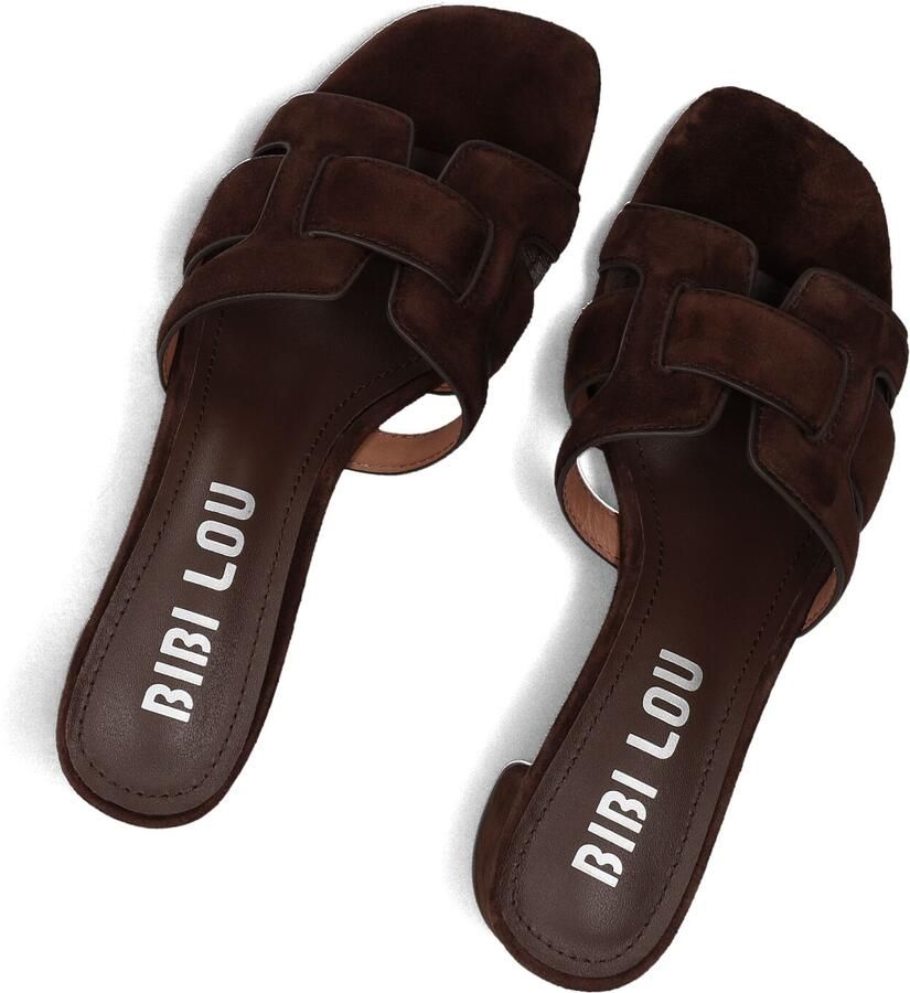BIBI LOU Muiltjes Dames 761z30vk Maat: 37 Materiaal: Suède Kleur: Bruin