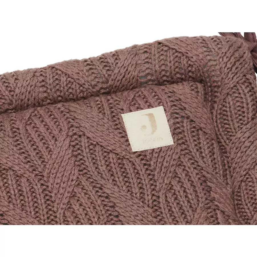 jollein BettumrandungLaufgitterumrandung Spring Knit 180 x 35 cm - Chestnut