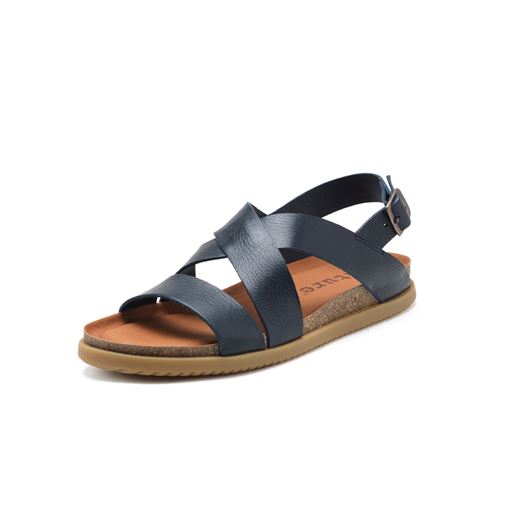 Nature Martha Sandaler, Navy, 36