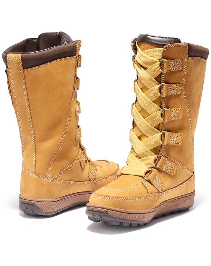 Leder-Stiefel 8 IN LACE UP WP gefüttert in wheat