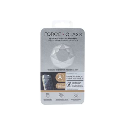 Force Glass - Protection d'écran avec filtre de confidentialité - verre trempé pour iPhone 5/5S/SE