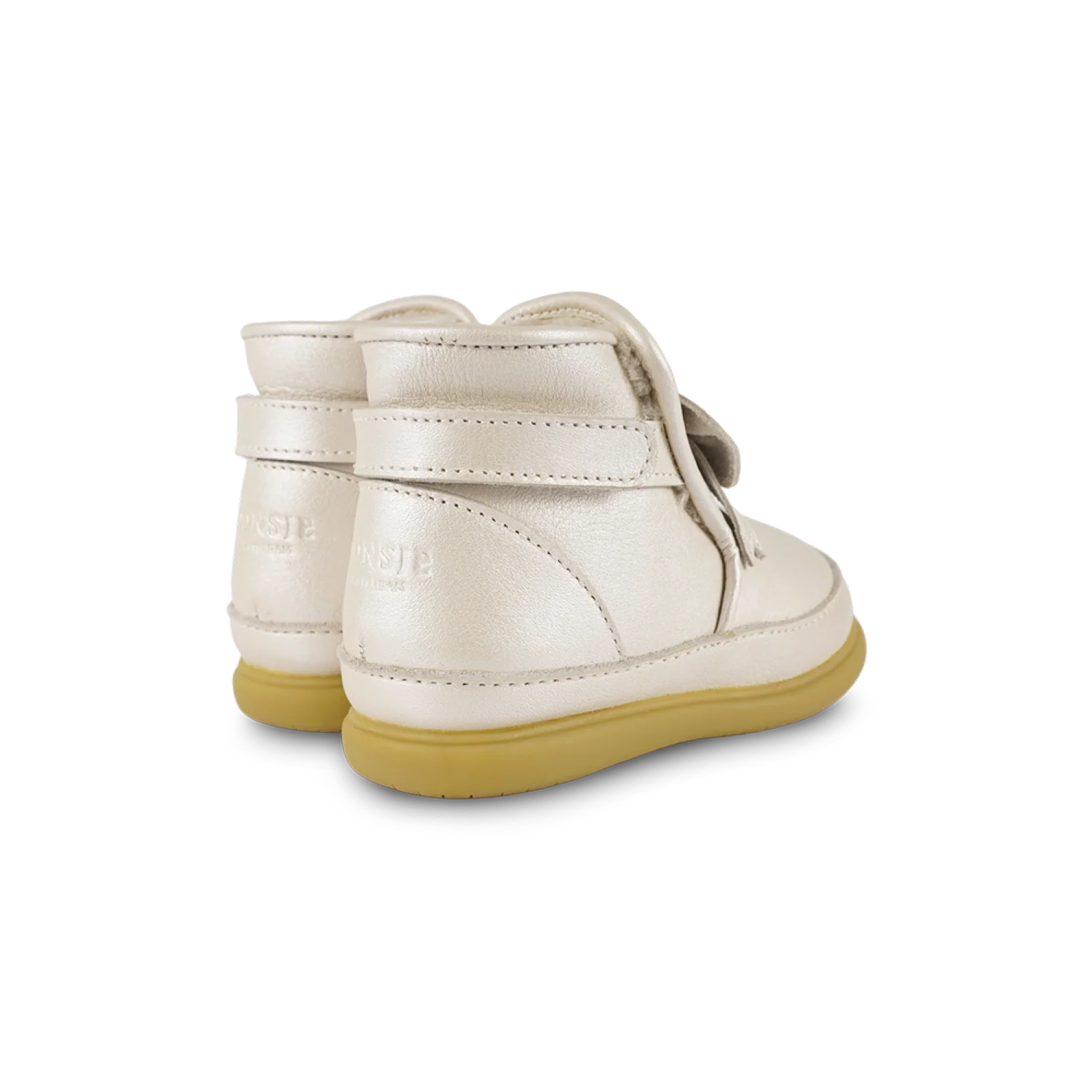 Cemilla Shoes | Off White Metallic Leather