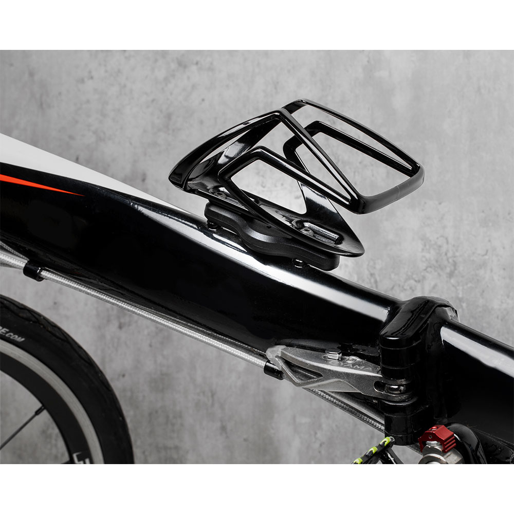 Bike Tag Bottle Mount Fahrrad Halterung Velo Stangen Halter für Apple AirTag (LT-AT-BB-BK) - Schwarz