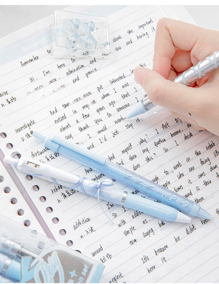 Miumi - Set van 4: Lintpen - 0,5 mm (verschillende ontwerpen)